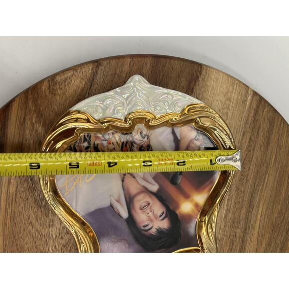 Vintage Bradford Exchange Elvis Presley Guitar Collector Plate 1992 TCB Gift - Picture 10 of 10
